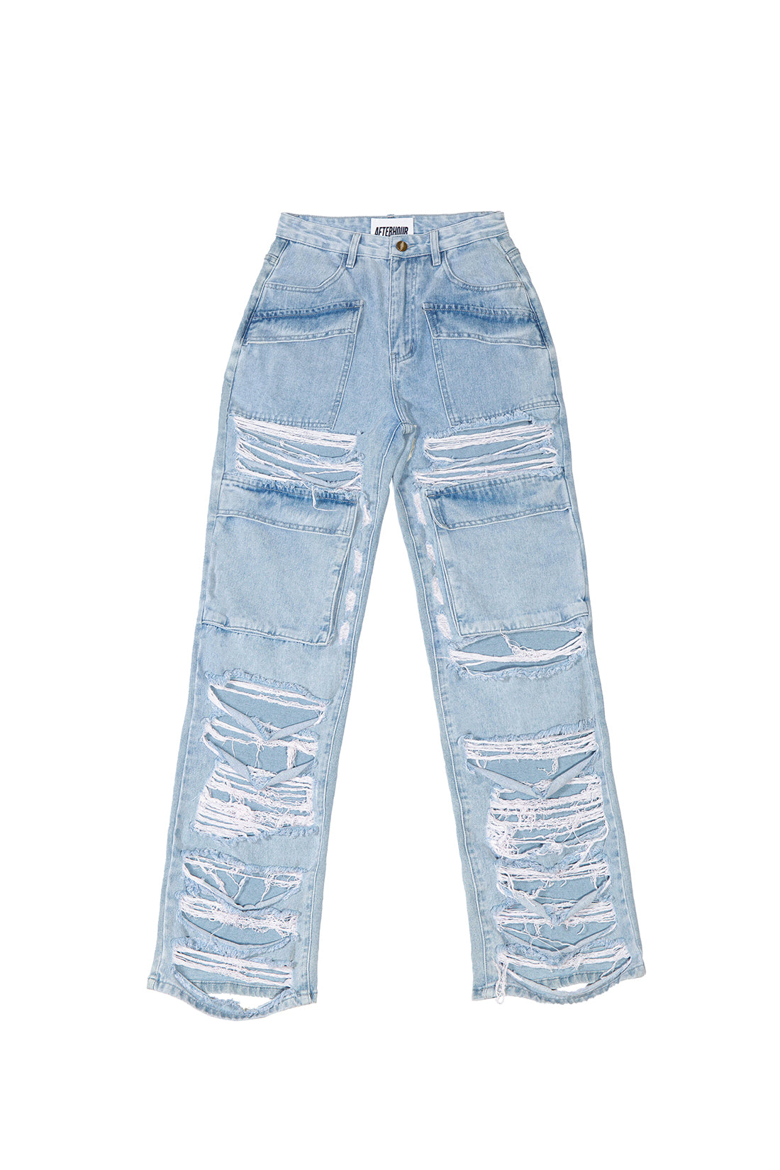 All Over Ripped Cargo Pant
