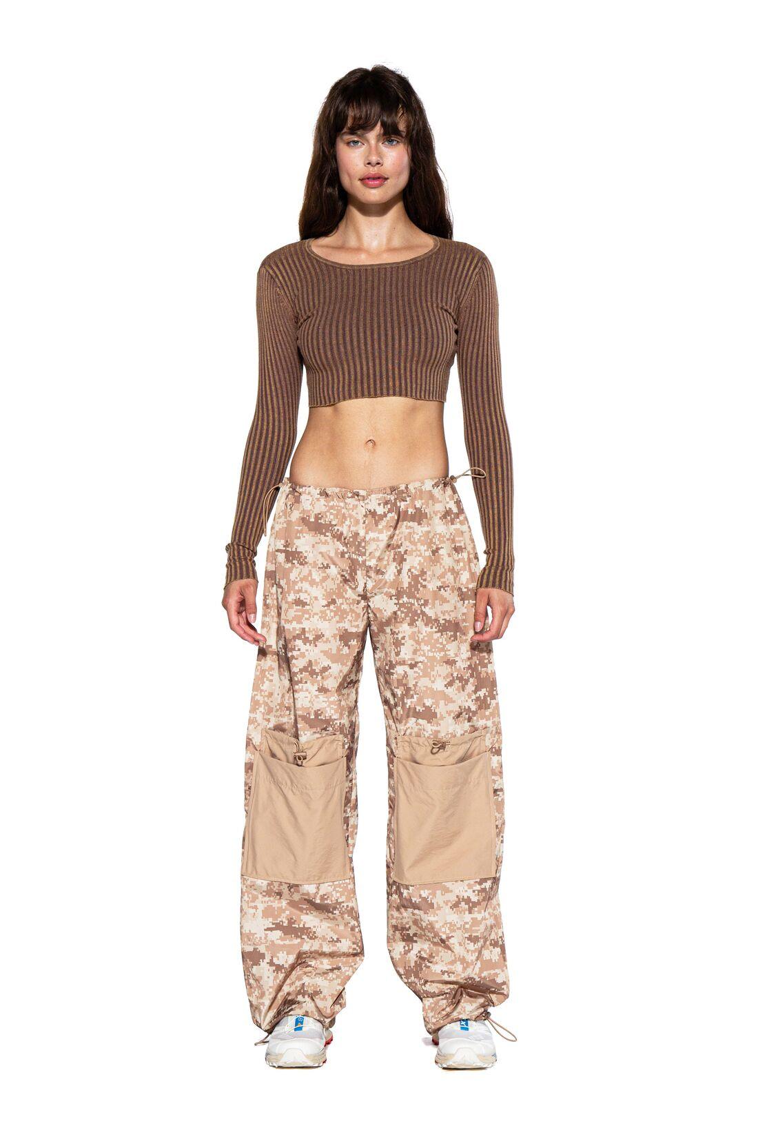 Digital Camo Parachute Pants - Afterhour