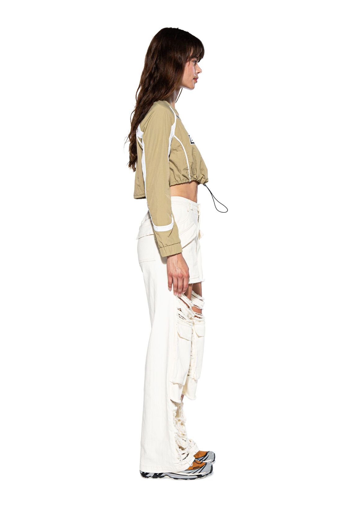 EXTREME CUT FRAYED CARGO PANTS - Afterhour