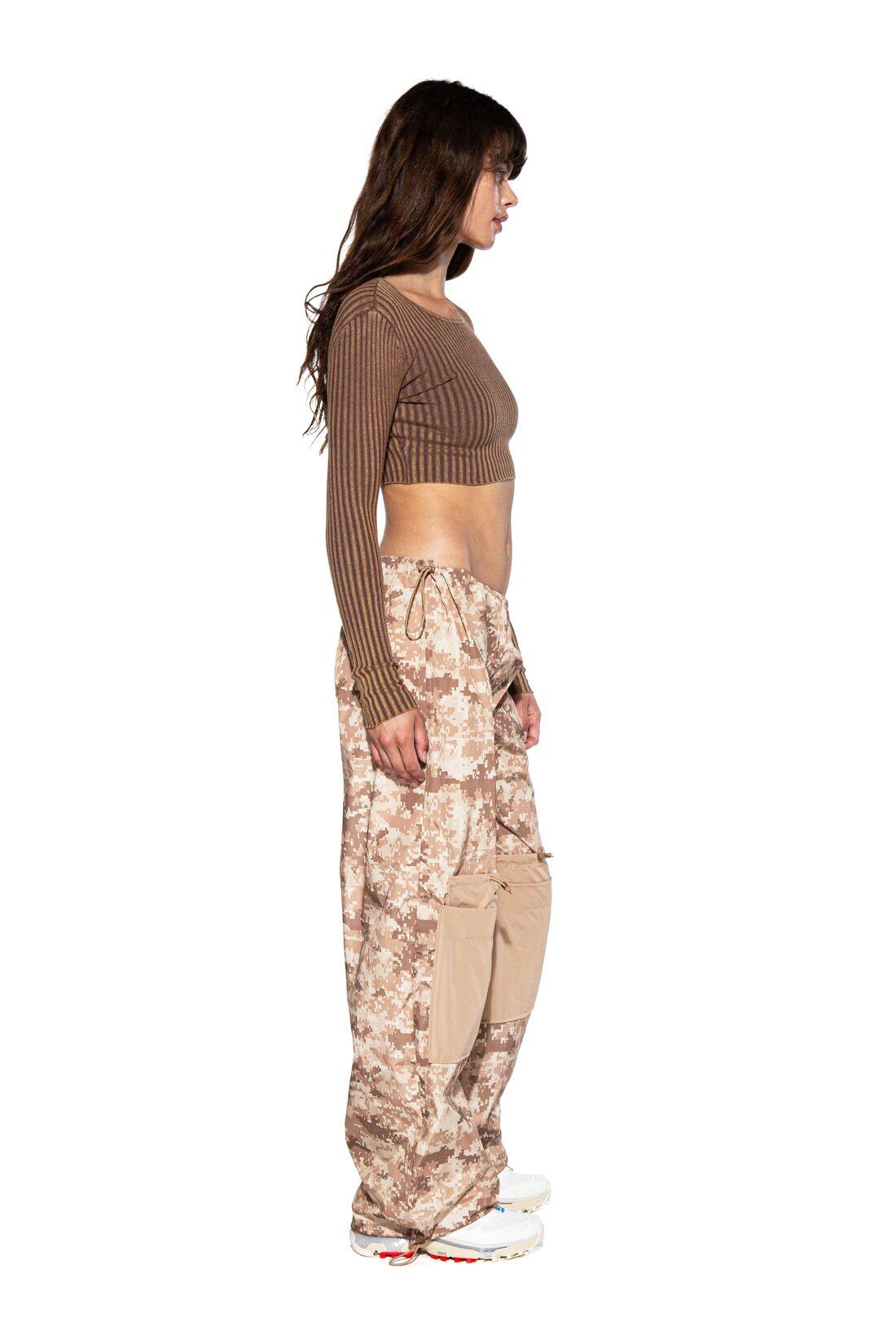 Digital Camo Parachute Pants - Afterhour