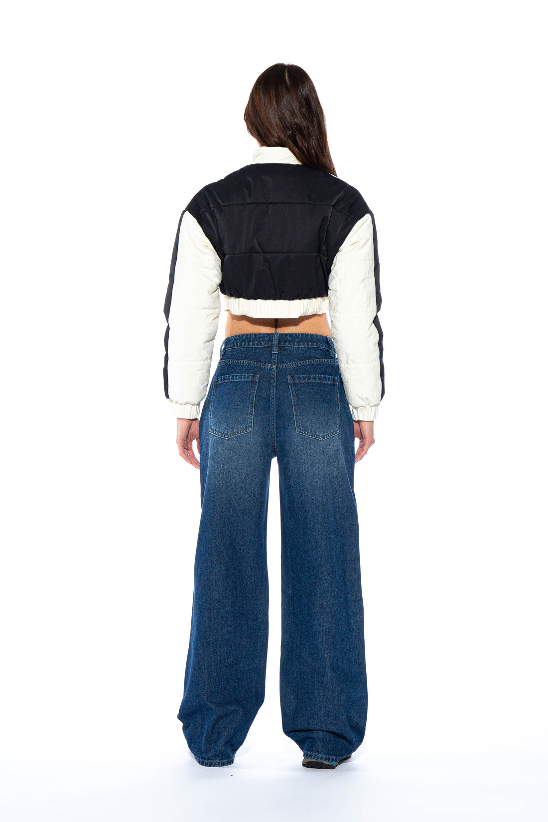 Star Distressed Baggy Jean