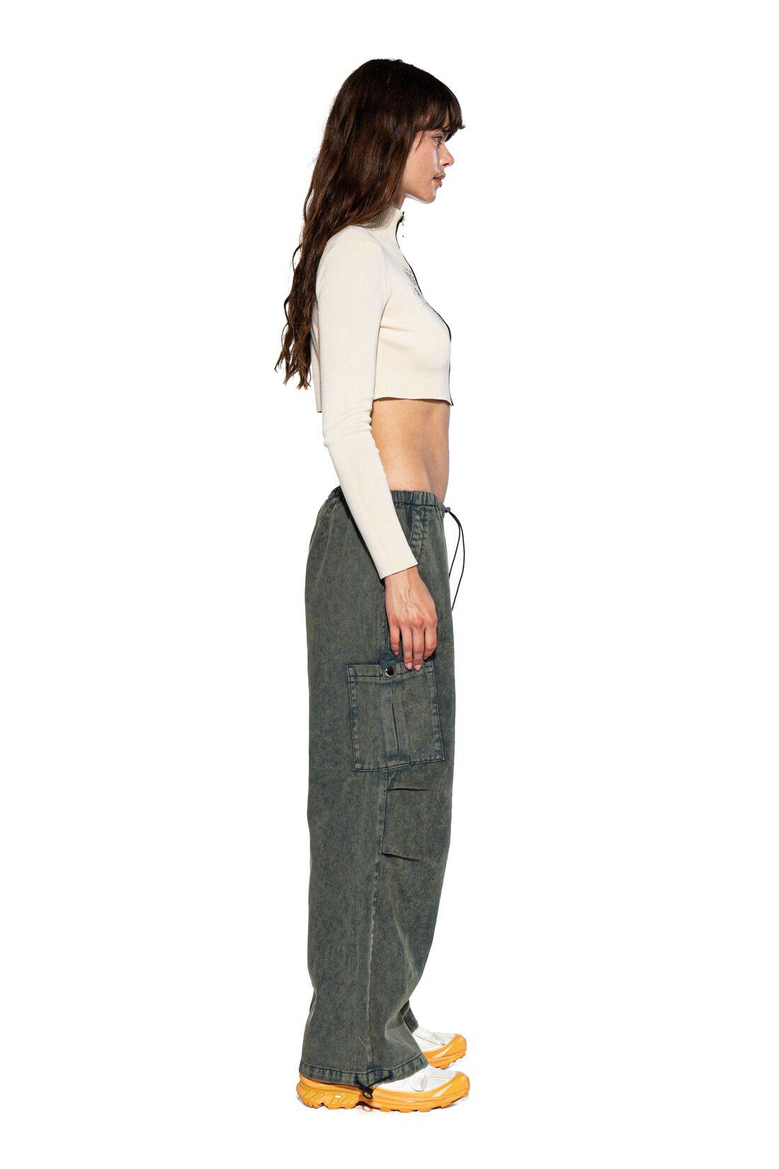 VINTAGE WASHED LOW RISE CARGO BAGGY PANTS - Afterhour