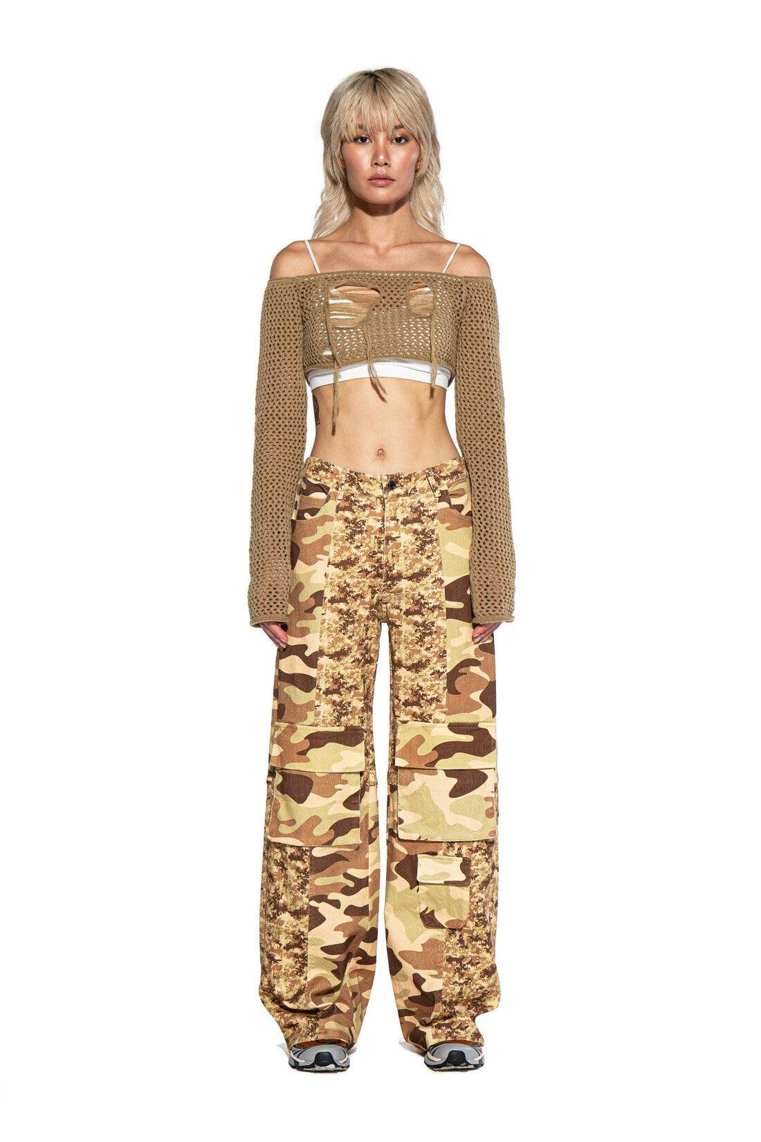 Desert Camo Printed Cargo Pant - Afterhour