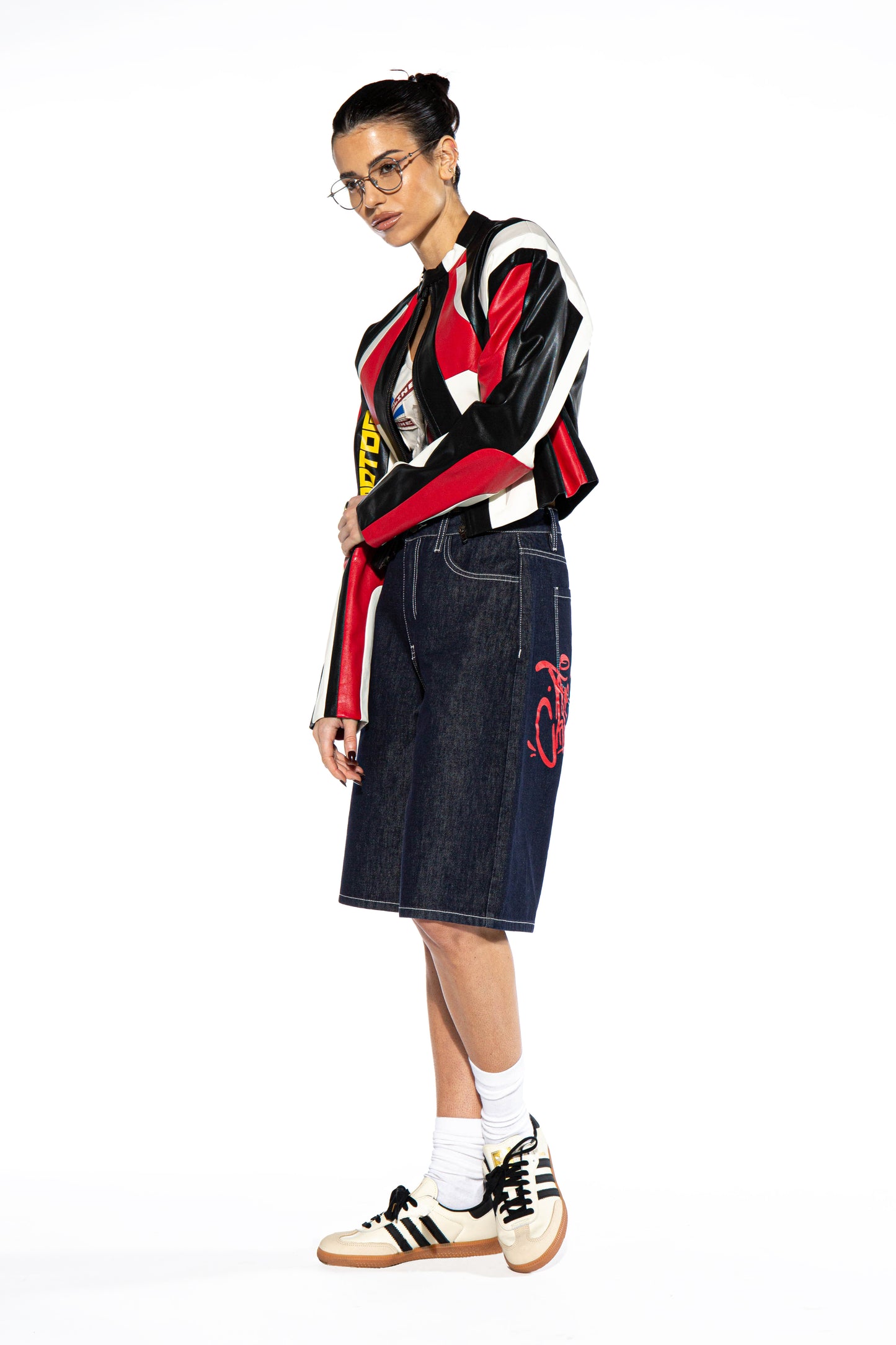 Racing Vegan Faux Jacket