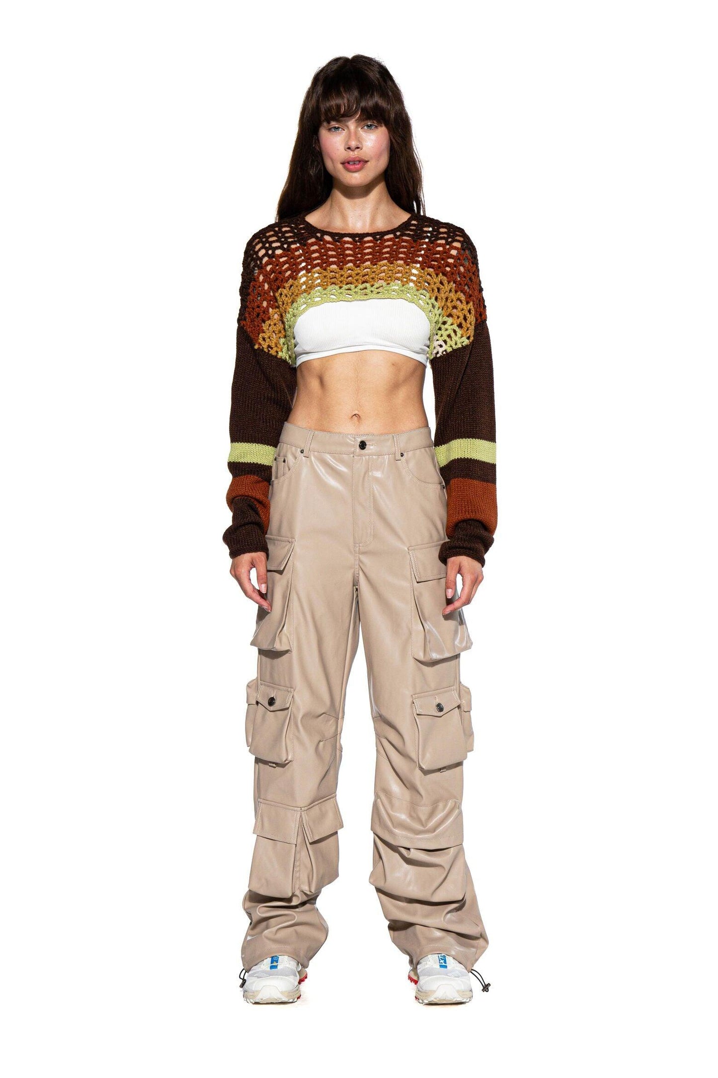 FAUX Leather Cargo Pant - Afterhour