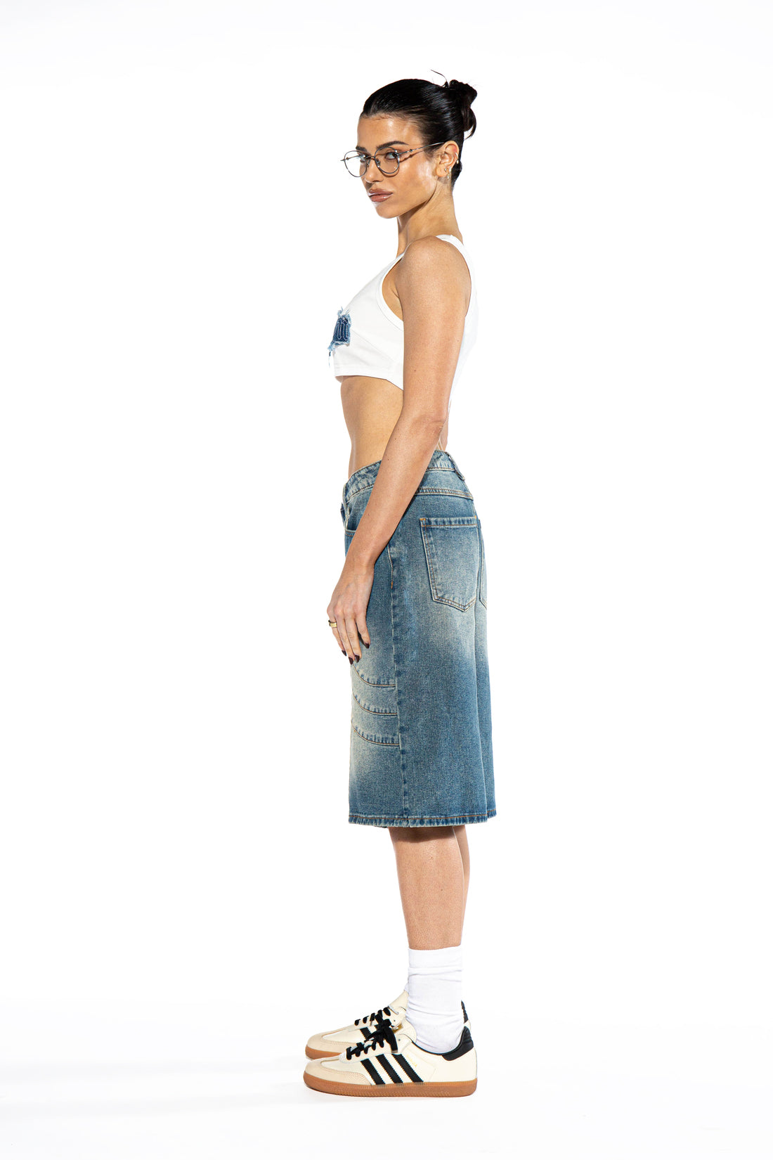 Denim Patch Tank