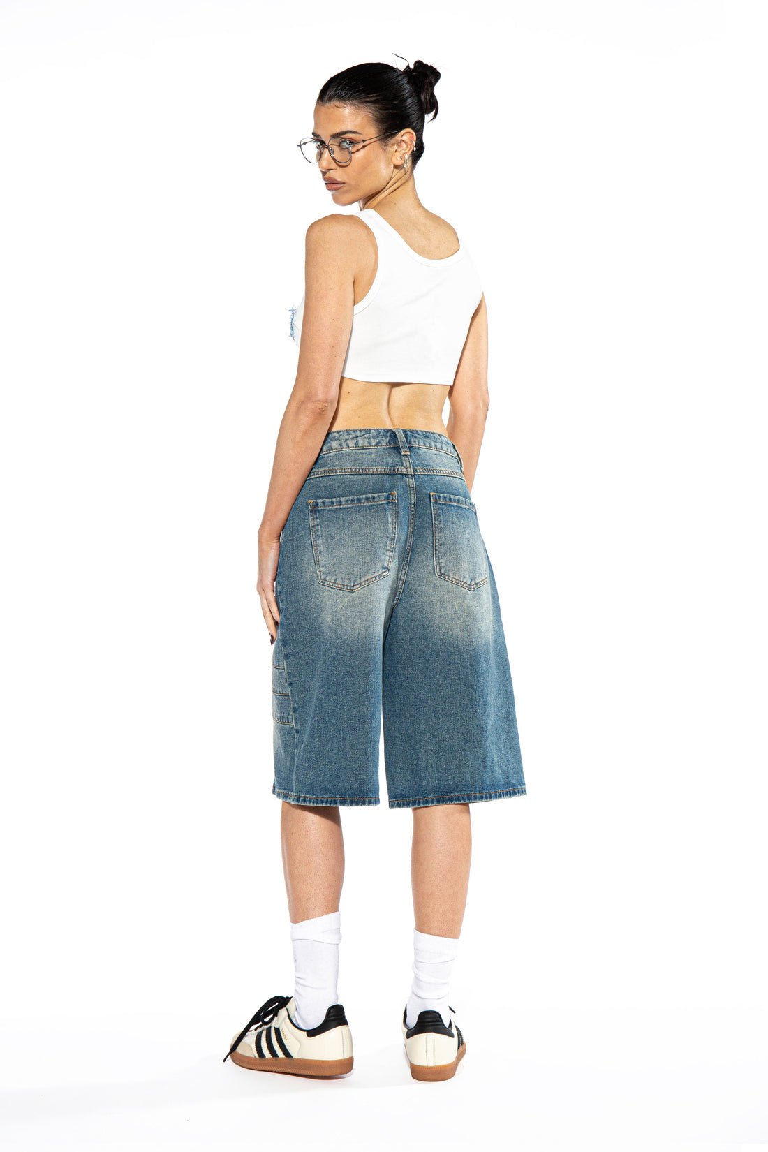 Denim Patch Tank