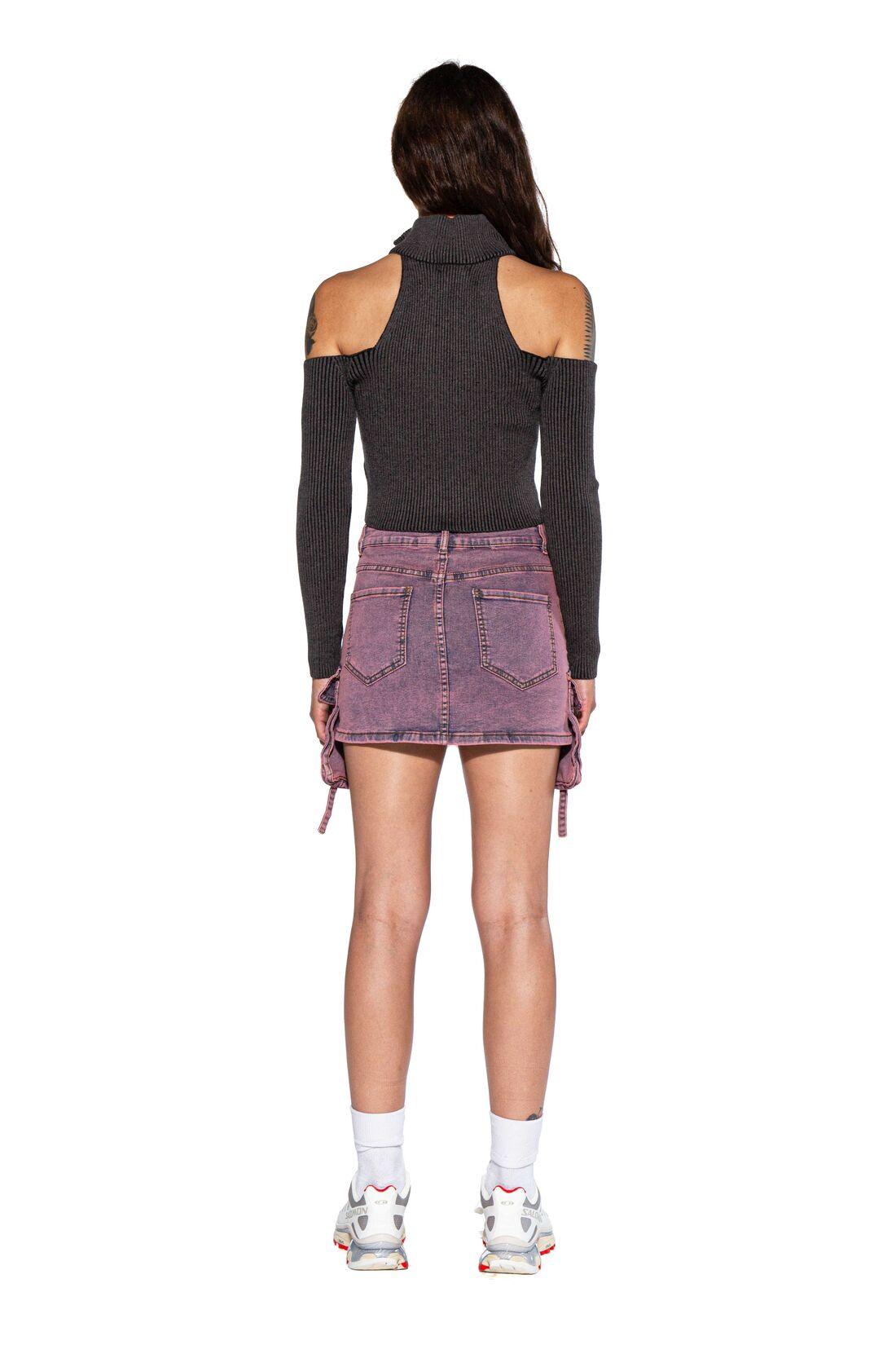 Acid Wash Mini Cargo Skirt - Afterhour