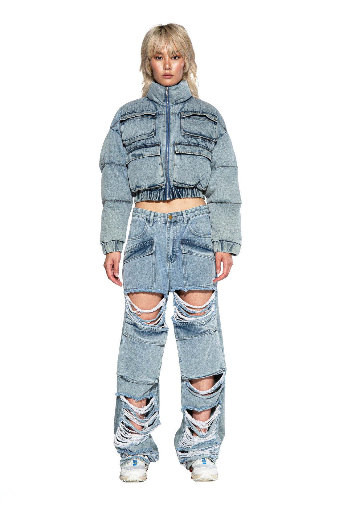All Over Ripped Cargo Pant - Afterhour