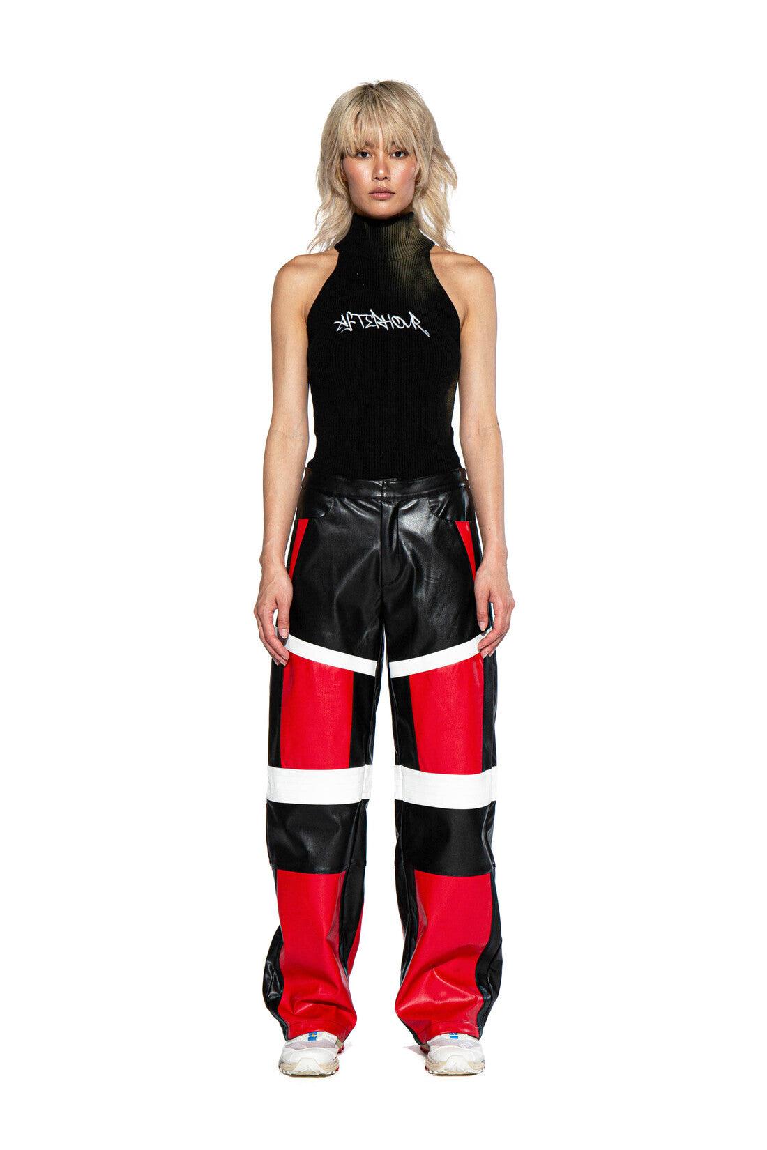Leather Moto Biker Pants - Afterhour