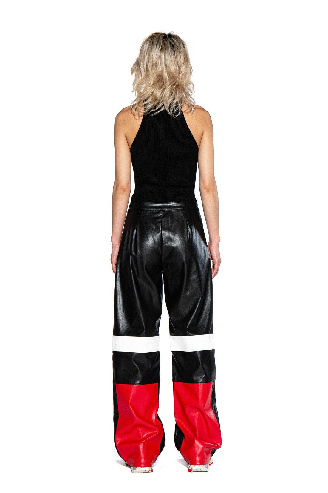 Leather Moto Biker Pants - Afterhour