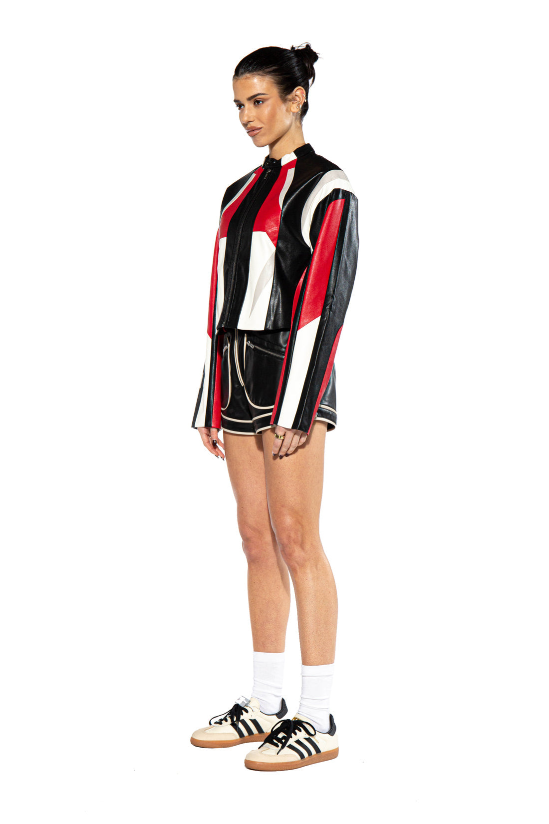 Racing Vegan Faux Jacket