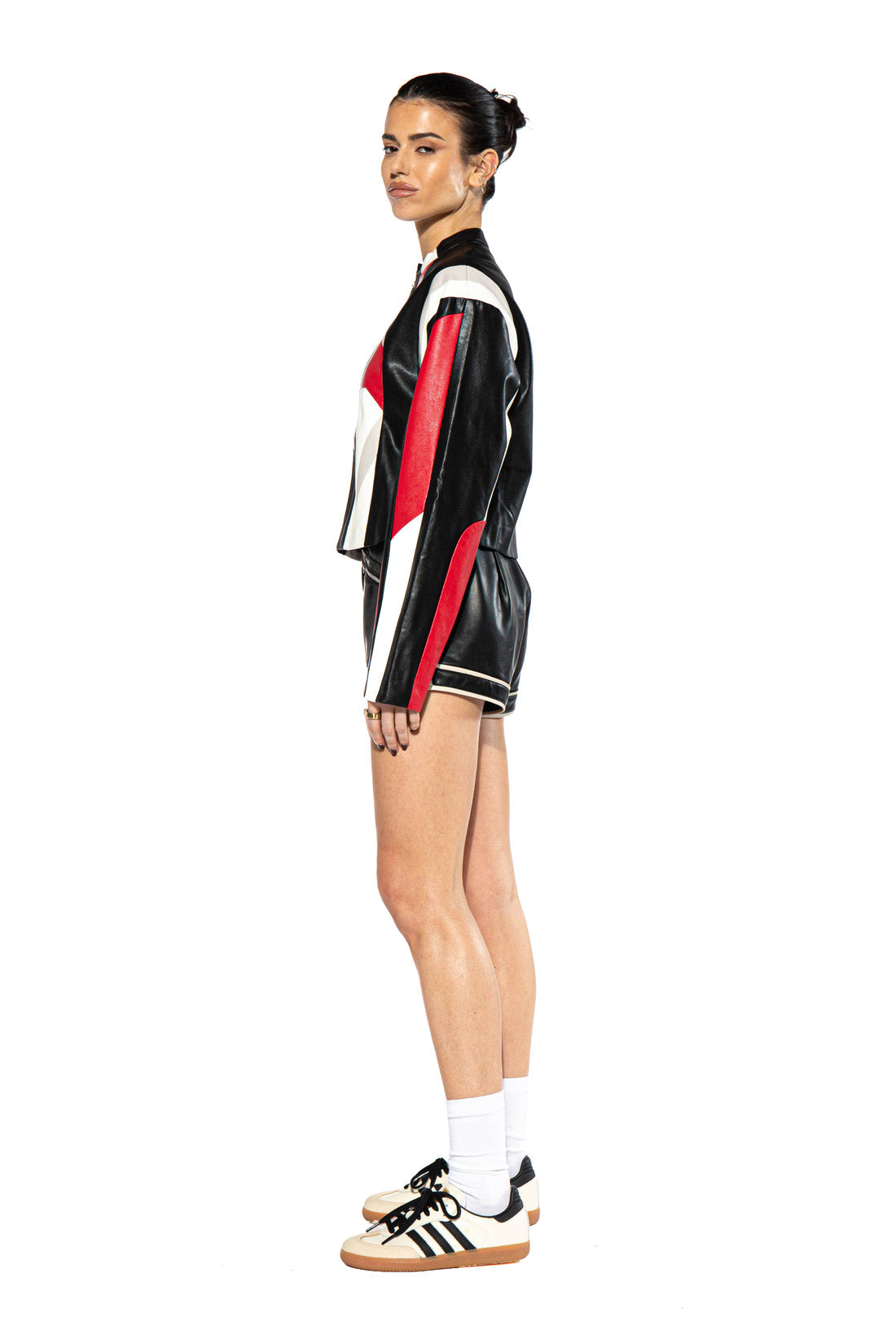 Racing Vegan Faux Jacket