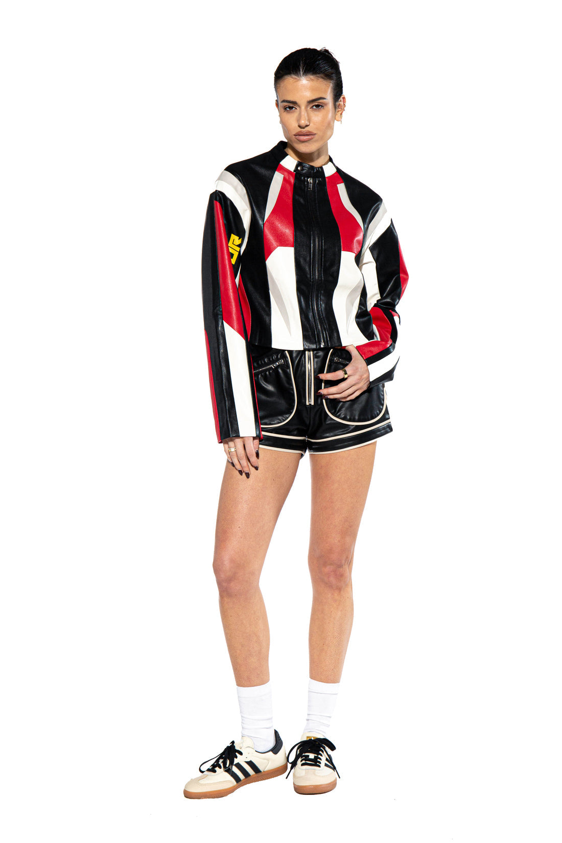 Racing Vegan Faux Jacket