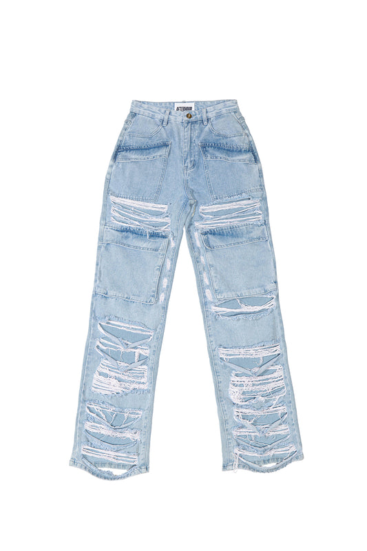 All Over Ripped Cargo Pant