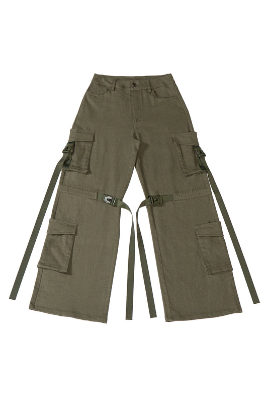 Buckle Belt Cargo Pant