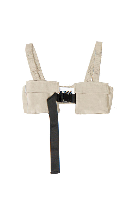 Buckle Belt Cargo Crop Top