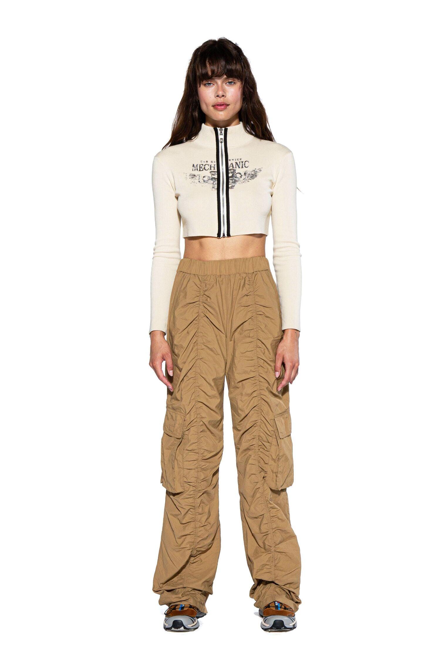 Oversized Nylon Cargo Pants - Afterhour