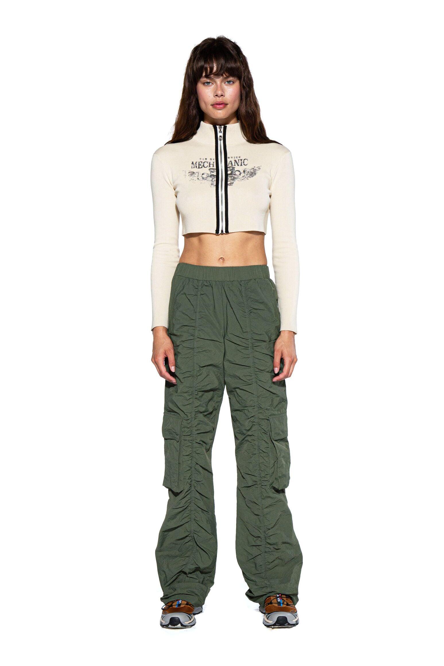 Oversized Nylon Cargo Pants - Afterhour