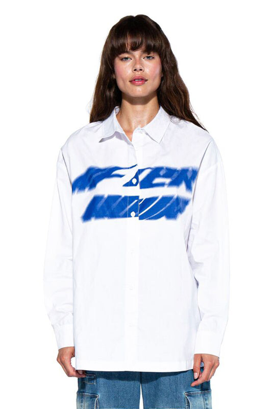 OVERSIZED AFTERHOUR COLLARED BOXY SHIRT