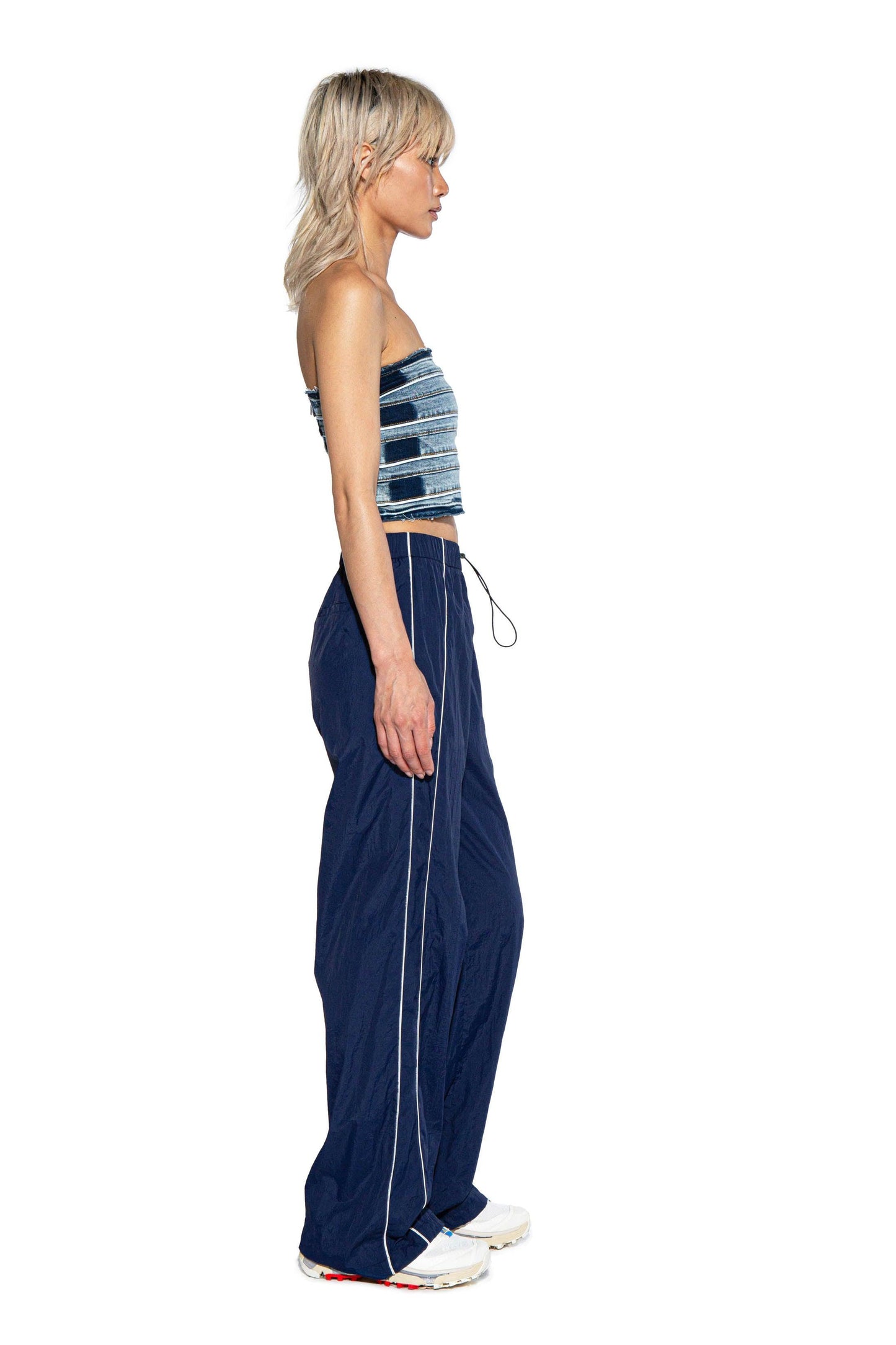 Washed Denim Tube Top - Afterhour