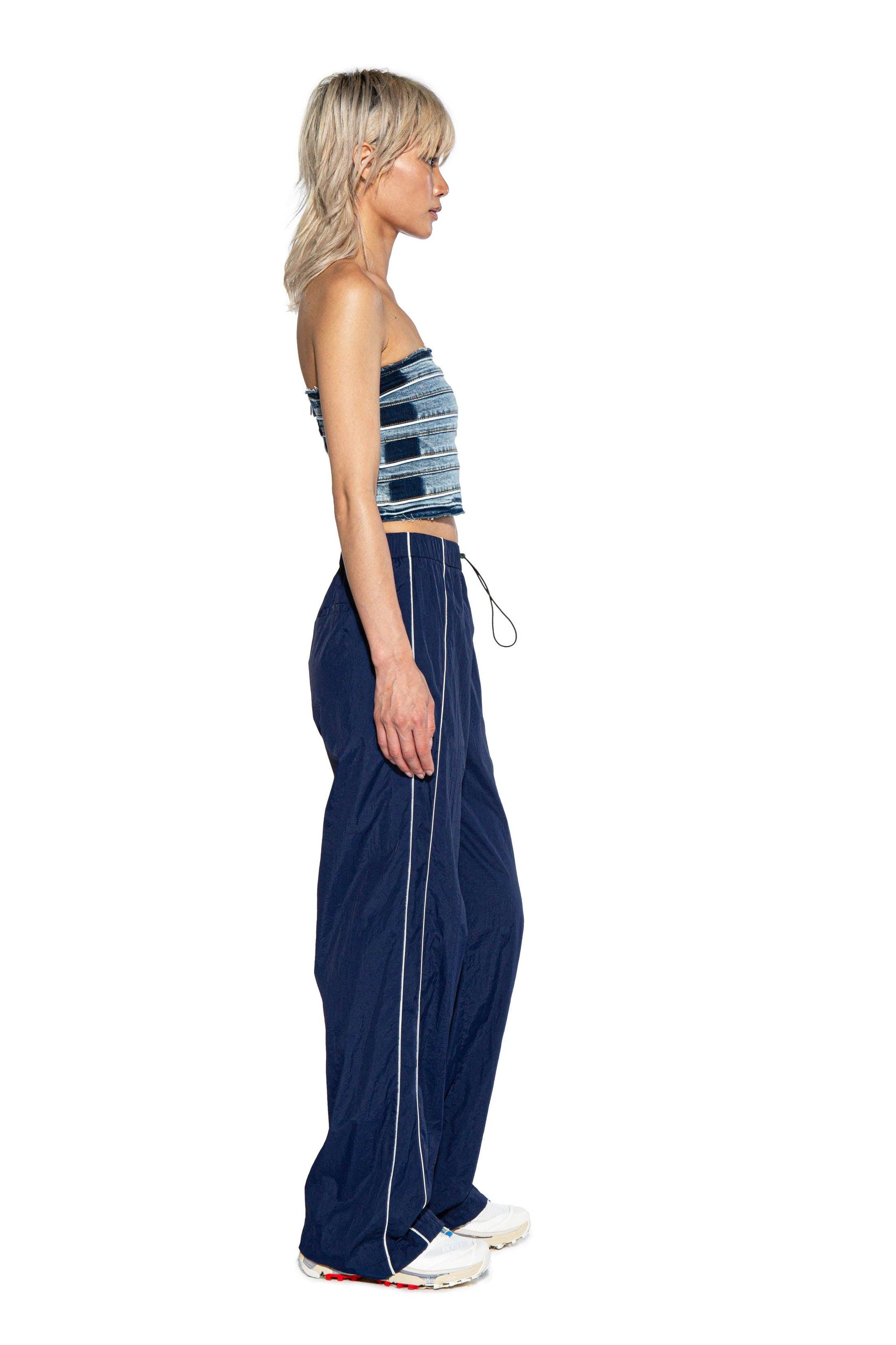 Washed Denim Tube Top - Afterhour
