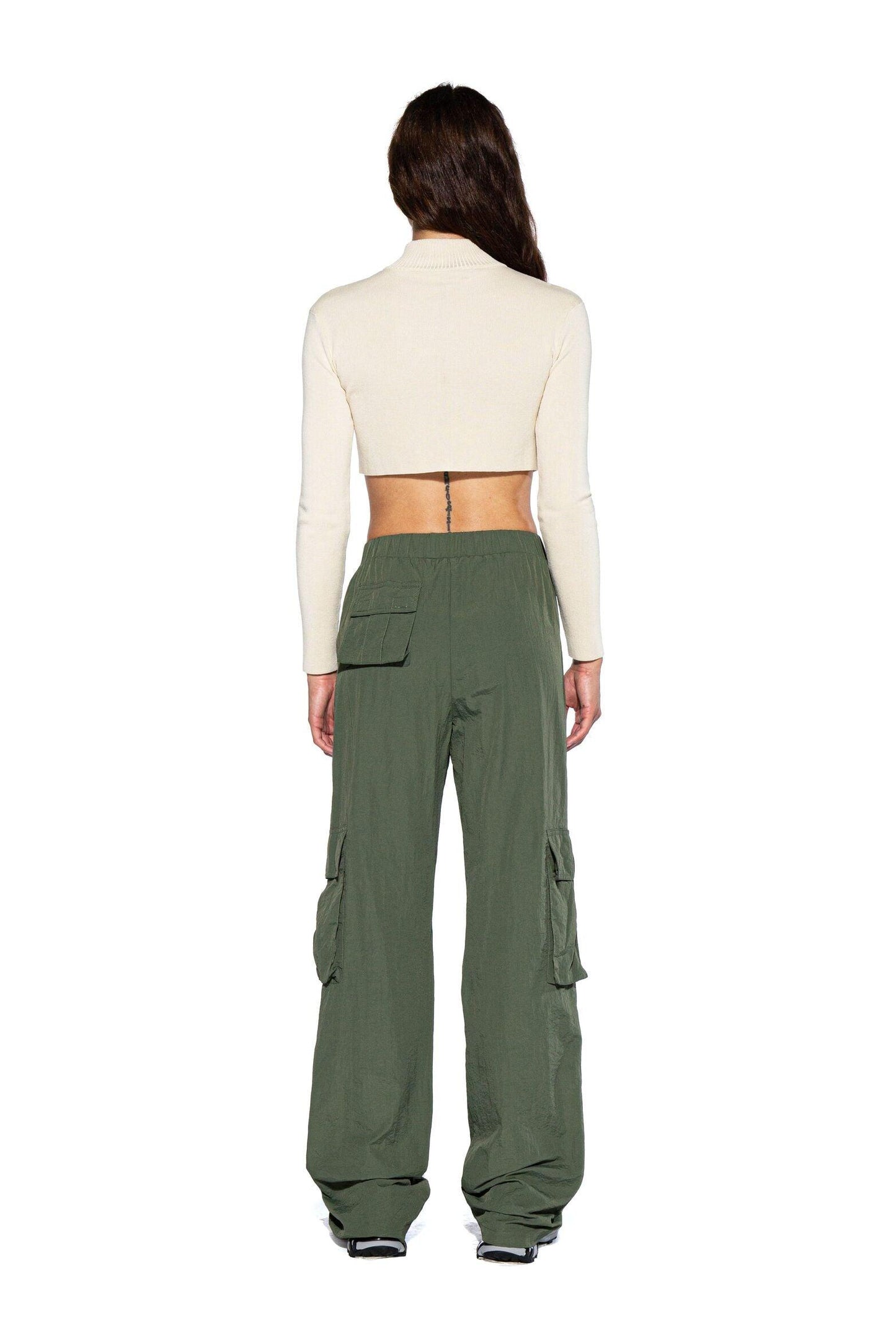 Oversized Nylon Cargo Pants - Afterhour