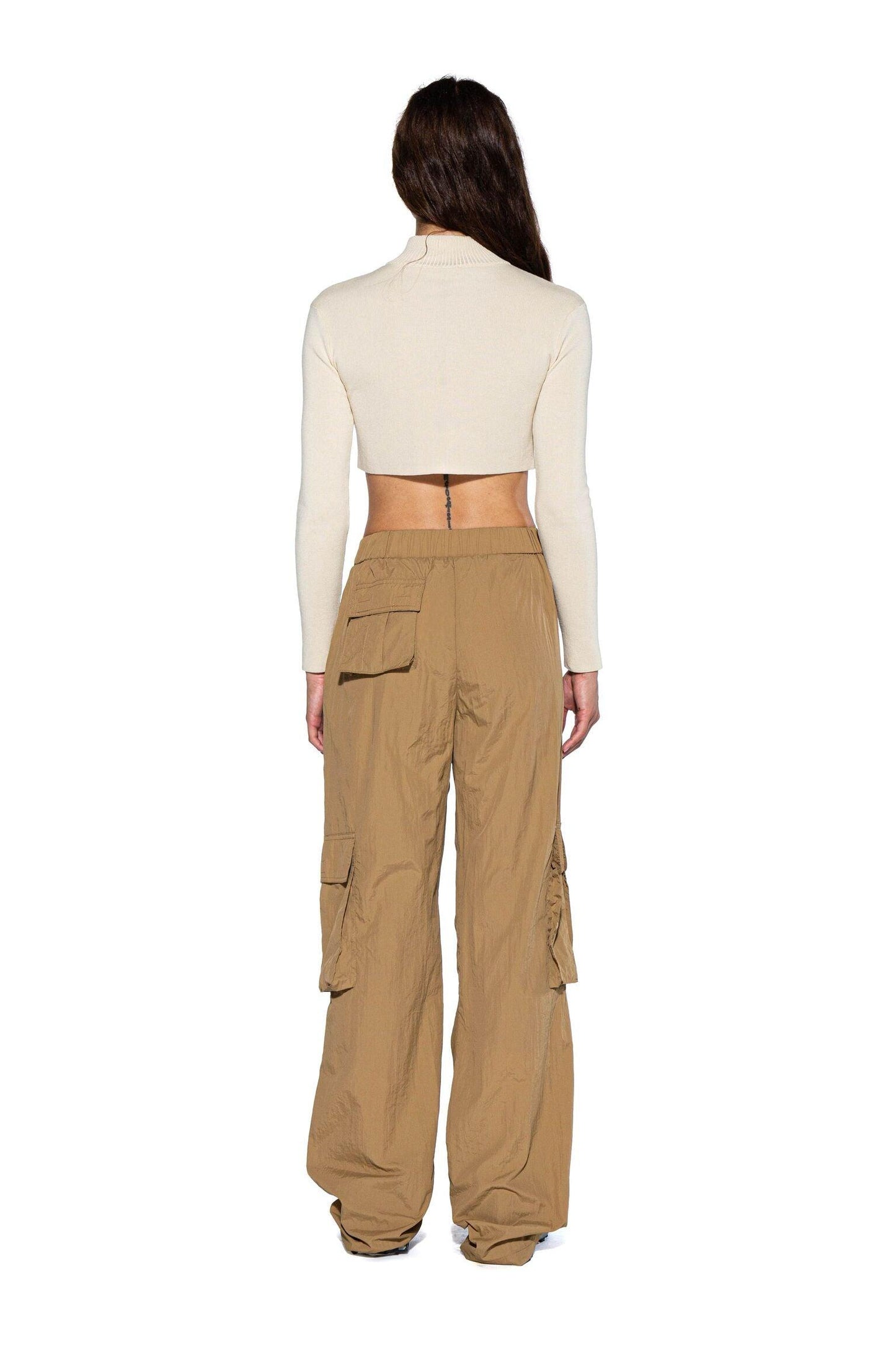 Oversized Nylon Cargo Pants - Afterhour