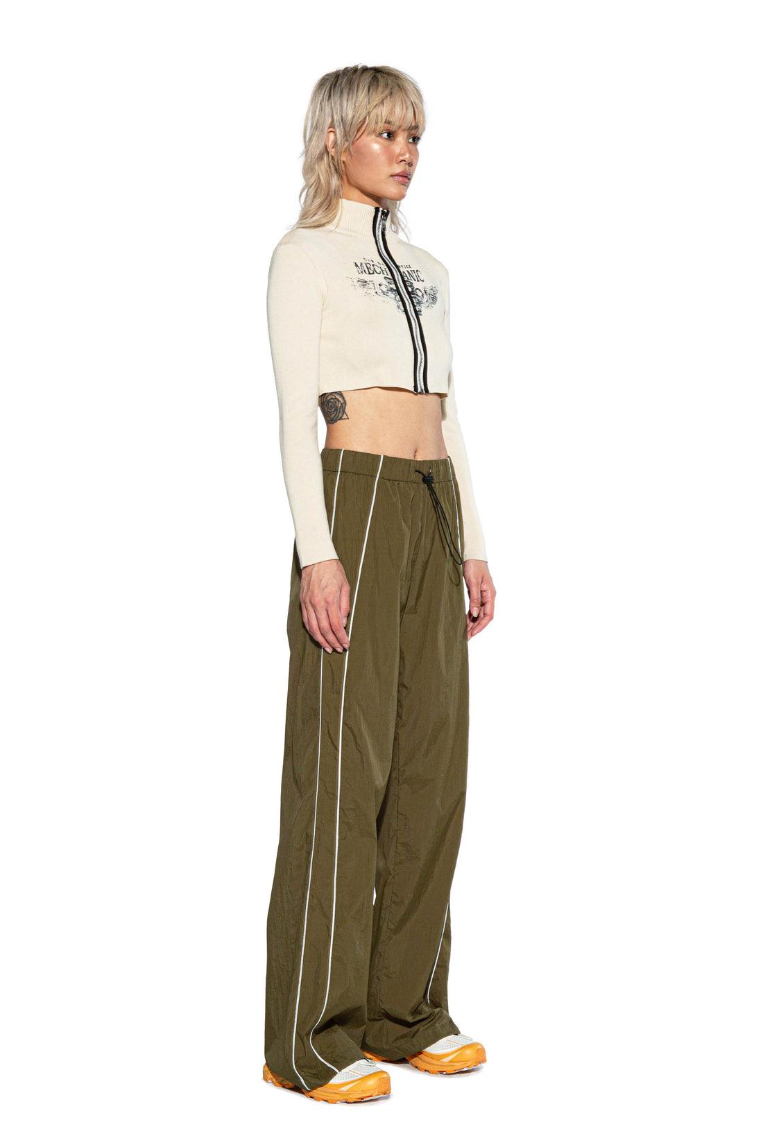 Piping Parachute Pants - Afterhour