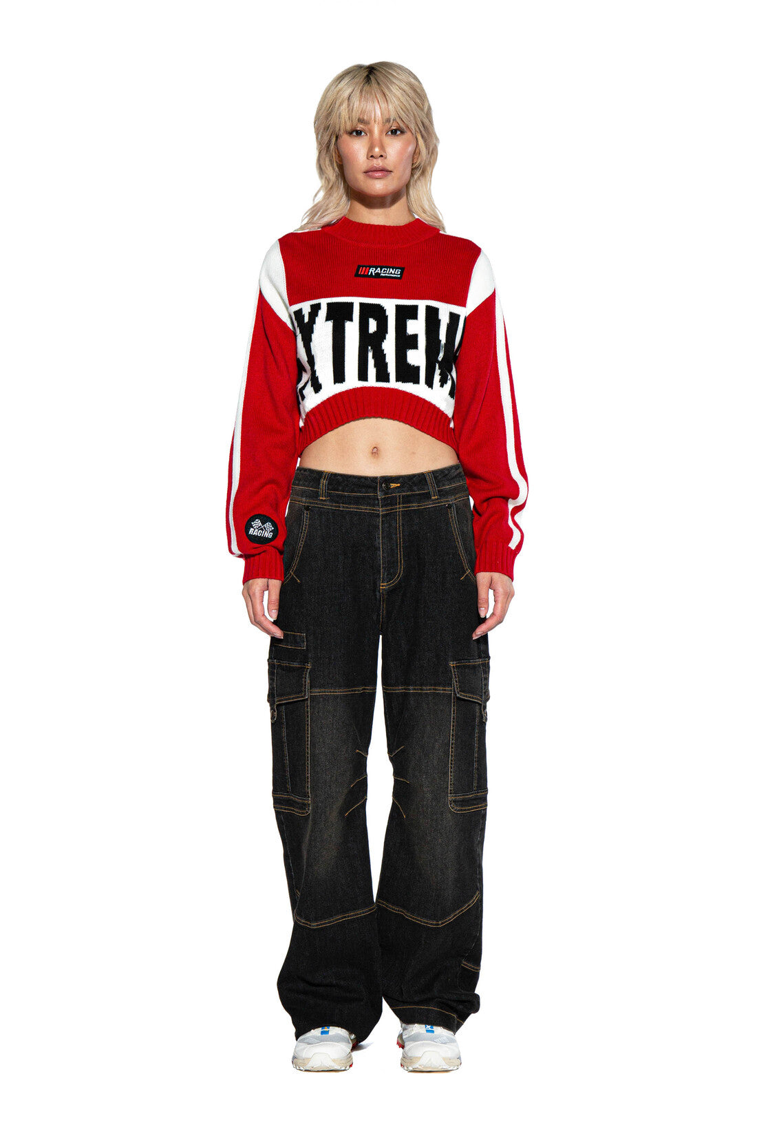 EXTREME CREW NECK PULLOVER SWEATER