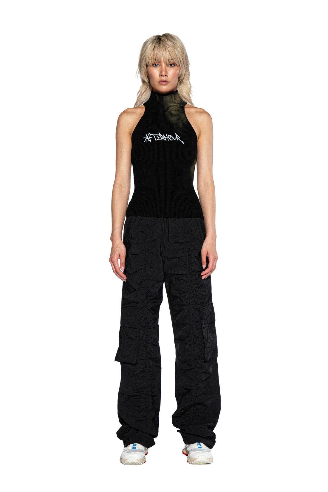 Oversized Nylon Cargo Pants - Afterhour