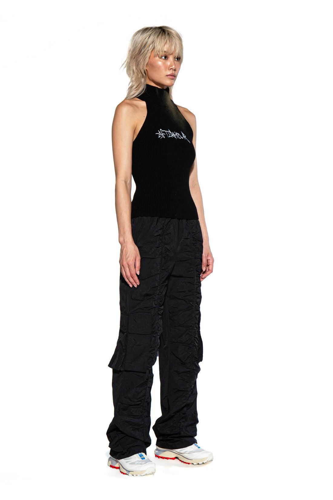 Oversized Nylon Cargo Pants - Afterhour