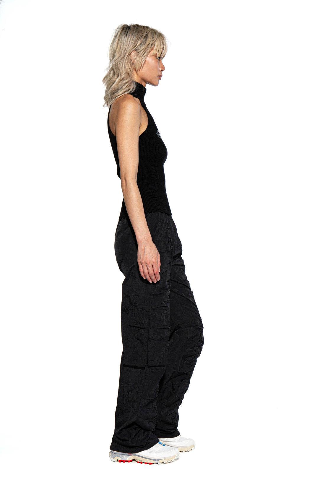 Oversized Nylon Cargo Pants - Afterhour