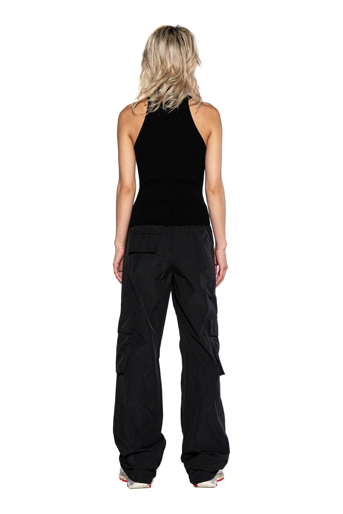 Oversized Nylon Cargo Pants - Afterhour
