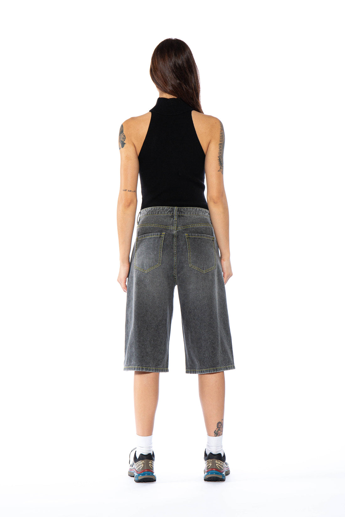 Lace Up Baggy Jorts