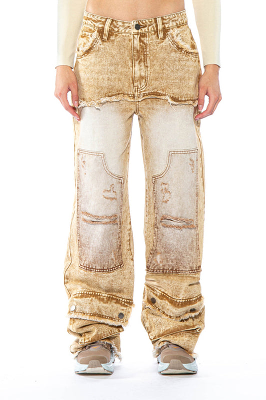 Vintage Tinted Knee Patch Cargo Pant