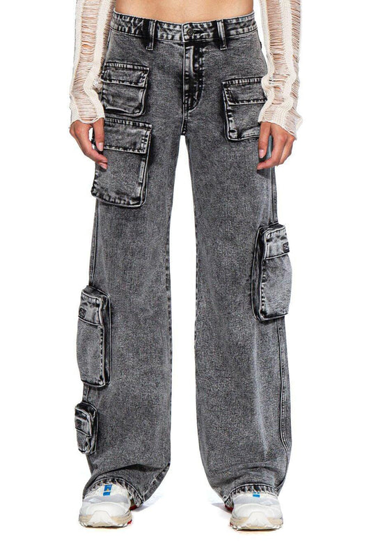 Acid Washed Cargo JEAN