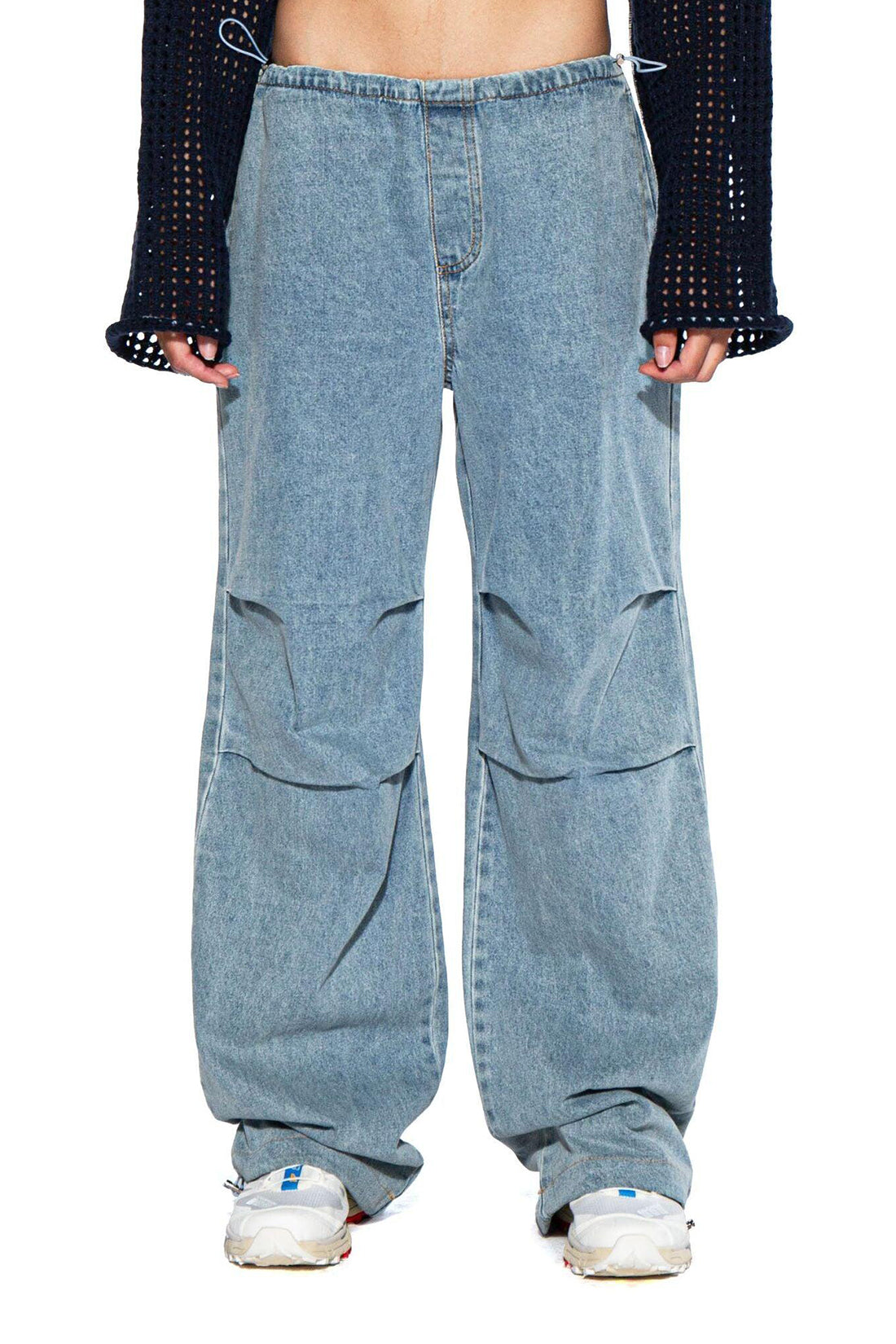 Denim Parachute Pant