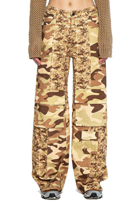 Desert Camo Printed Cargo Pant