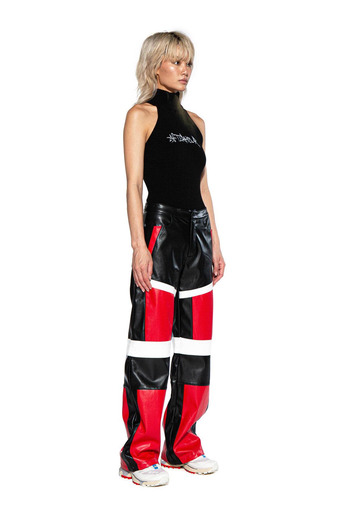 Leather Moto Biker Pants - Afterhour
